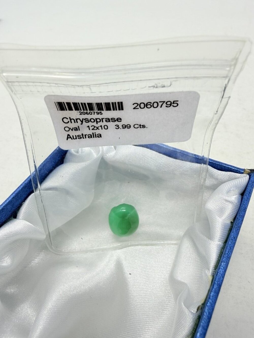 Shop LC Australian Chrysophase Oval Shape Loose Gemstone for Jewelry Making 5532